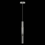 Antonia Cylinder Pendant - Ombre Silver / Brass / No Skin / Crystal