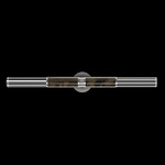 Antonia Cylinder Double Wall Sconce - Ombre Silver / Nickel / Charcoal / Crystal