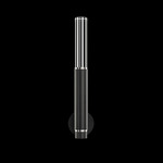 Antonia Cylinder Wall Sconce - Black / Nickel / No Skin / Crystal
