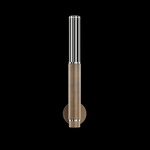 Antonia Cylinder Wall Sconce - Bronze / Nickel / No Skin / Crystal