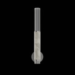 Antonia Cylinder Wall Sconce - Silver Leaf / Nickel / Smoke / Crystal
