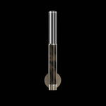 Antonia Cylinder Wall Sconce - Soft Gold Leaf / Nickel / Charcoal / Crystal