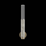 Antonia Cylinder Wall Sconce - Ombre Bronze / Nickel / Smoke / Crystal