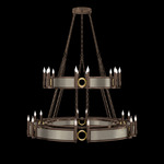 Mirage Tiered Chandelier - Bronze