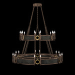Mirage Tiered Chandelier - Bronze