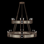 Mirage Tiered Chandelier - Bronze
