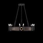 Mirage Chandelier - Black Iron