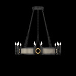 Mirage Chandelier - Black Iron