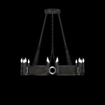 Mirage Chandelier - Black Iron