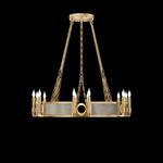 Mirage Chandelier - Gold Leaf