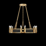 Mirage Chandelier - Gold Leaf