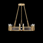 Mirage Chandelier - Gold Leaf