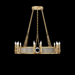 Mirage Chandelier - Gold Leaf