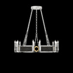 Mirage Chandelier - Silver Leaf