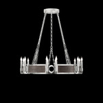 Mirage Chandelier - Silver Leaf