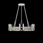 Mirage Chandelier - Silver Leaf