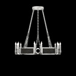 Mirage Chandelier - Silver Leaf