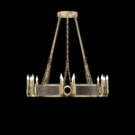 Mirage Chandelier - Soft Gold Leaf