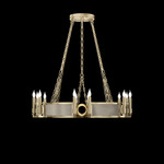 Mirage Chandelier - Soft Gold Leaf
