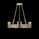 Mirage Chandelier - Soft Gold Leaf