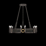Mirage Chandelier - Midnight Steel