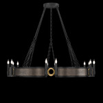 Mirage Chandelier - Black Iron