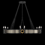 Mirage Chandelier - Black Iron