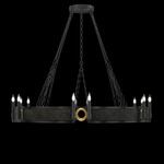 Mirage Chandelier - Black Iron