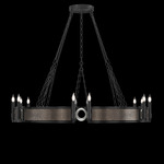 Mirage Chandelier - Black Iron
