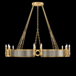 Mirage Chandelier - Gold Leaf