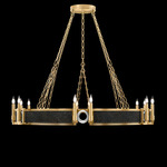 Mirage Chandelier - Gold Leaf