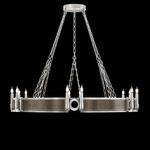 Mirage Chandelier - Silver Leaf