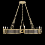 Mirage Chandelier - Soft Gold Leaf