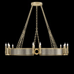 Mirage Chandelier - Soft Gold Leaf