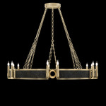 Mirage Chandelier - Soft Gold Leaf