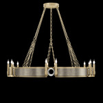 Mirage Chandelier - Soft Gold Leaf