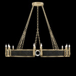 Mirage Chandelier - Soft Gold Leaf