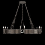 Mirage Chandelier - Midnight Steel