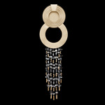 Capri 952250 Wall Sconce - Soft Gold Leaf / Crystal
