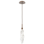 Icefall Pendant - Burnished Bronze / Clear