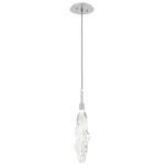 Icefall Pendant - Classic Silver / Clear