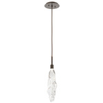 Icefall Pendant - Flat Bronze / Clear
