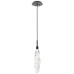 Icefall Pendant - Matte Black / Clear