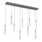 Icefall Linear Multi-Light Pendant - Graphite / Clear