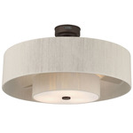 Brookside Fandelier - Matte Bronze / Cream / Cream