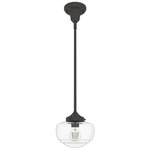 Saddle Creek Convertible Pendant - Noble Bronze / Clear Seeded