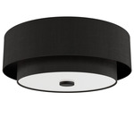 Brookside Ceiling Light - Matte Black / Black Linen