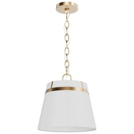 Ada Lee Pendant - Alturas Gold / White Linen