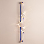 Il Pezzo 12 Loop Wall Sconce - Blue Majorelle / Gold / Crystal