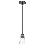 Erma Pendant - Black / Clear